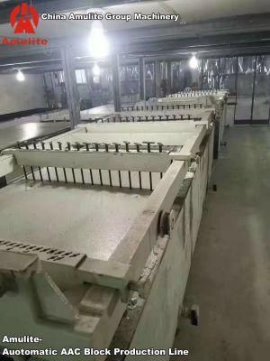 AAC Plant Cross Cutting Machine Full Automatic Concrete AAC Brick Block Production Line Making Machine