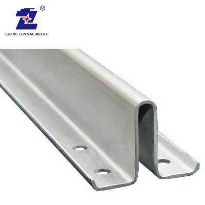 Making Galvanized Steel Profile Cold Roll Forming Machine Elevator Guide Rail