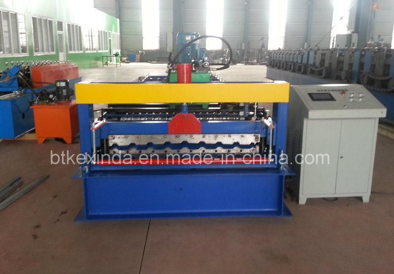 Kexinda C18 Trapezoid Galvanized Steel Roofing Plate Rolling Machine