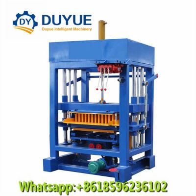 Qt4-30 Hydraulic Cement Paver Machine, Block Making and Interlock Making Machine, Cement Brick Moulding Machine