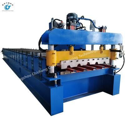 Colored Galvanized Coils Metal Ibr Roof Sheets Roll Forming Machine