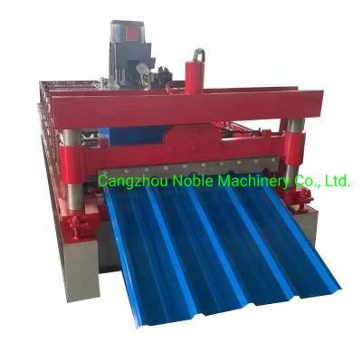 Factory Ibr Trapezoidal Galvanized Roofing Sheet Roll Forming Machine From Botou Factory