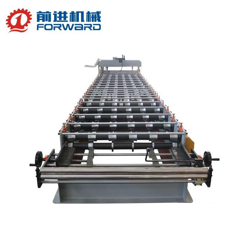 High Efficient Trapezoidal Iron Roofing Sheet Making Machine / Roll Forming Machine