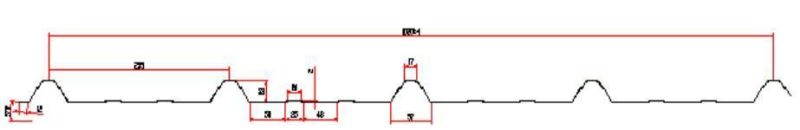 Roll Forming Machine for Yx28-255-1020 Roof Profile