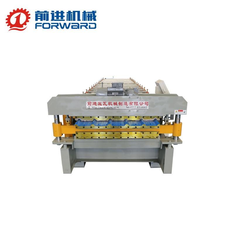 Panama Double Layer Metal Roofing Sheets Machine Roof Tile Making Corrugated Roll Forming Machine for Metal Deck Roofing