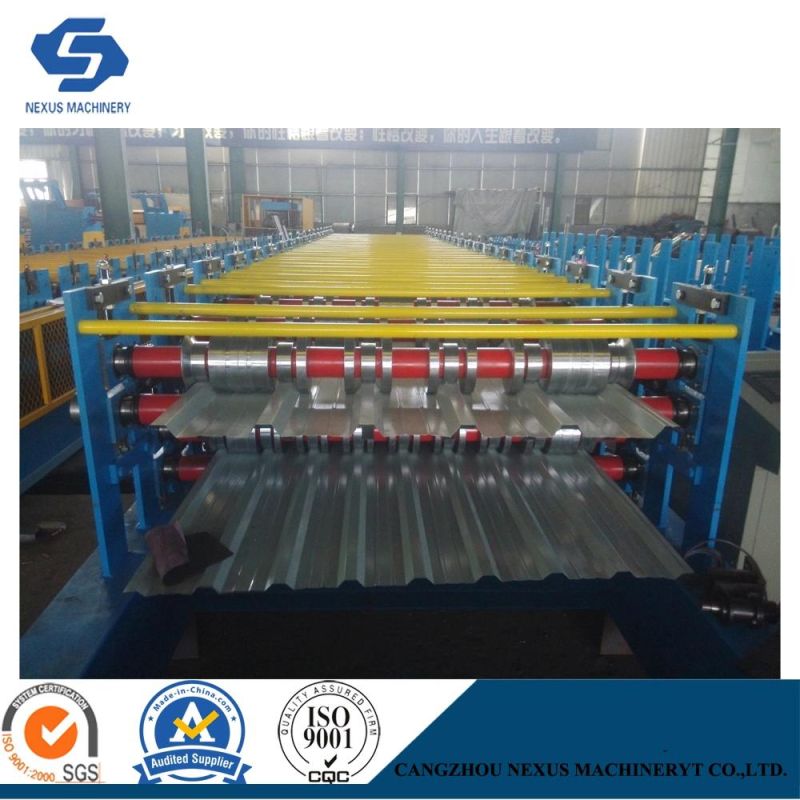 Metal Roofing Double Deck Sheets Roll Forming Machine