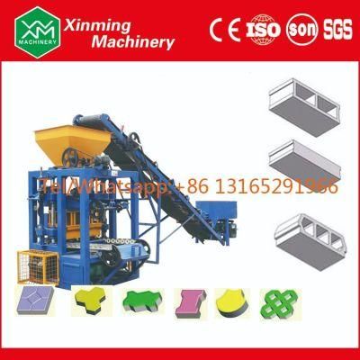China Qt4-24 Concrete Hollow Paver Brick Making Machine Block Machine with Factory Price