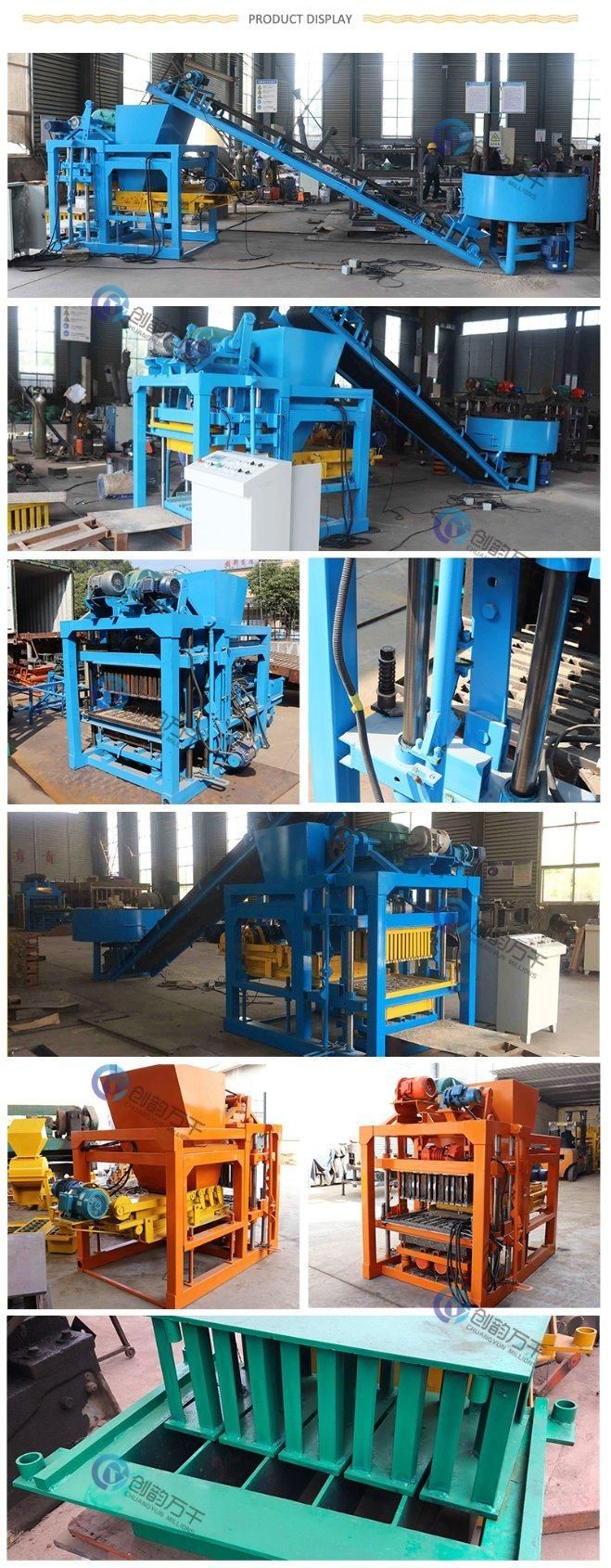 Qt4-26 Cheap Semi-Automatic Block Machine for Concrete Hollow Block Kerb Stone and Solid Brick