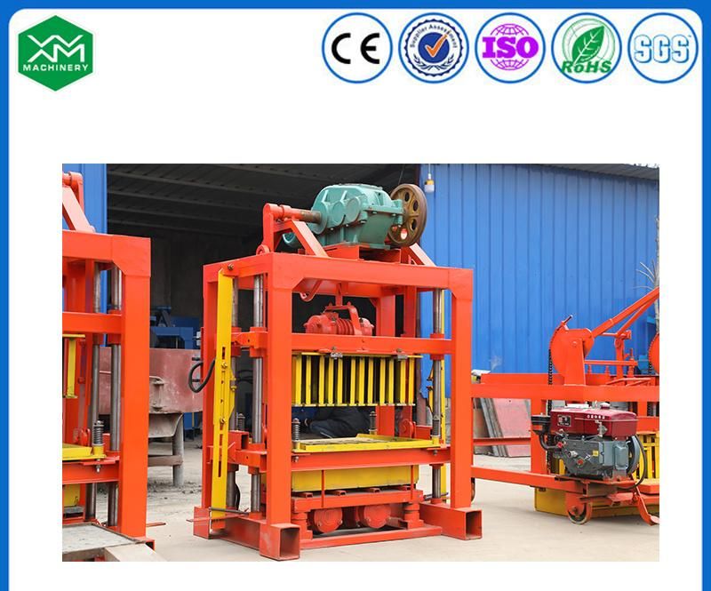 Factory Price Qt 4-40 Block Making Machine Vibration Cocrete Cement Hollow/Solid Brick, Paver Brick, Curbstone, Houdis Brick Making Machine