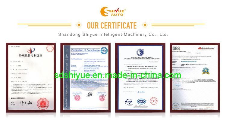 Qt8-15 Hydraulic Full Automatic Concrete Block Making Machinery
