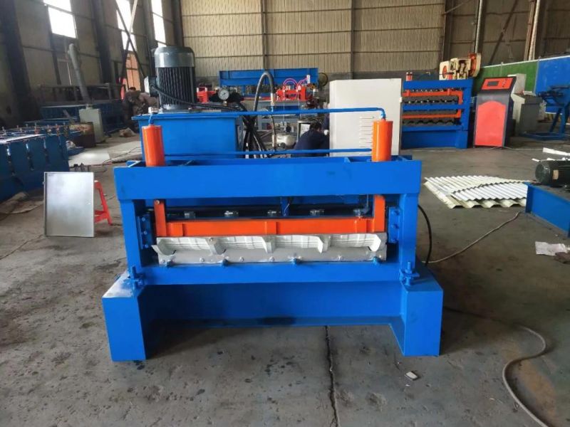 Dx 840 Aluminium Color Steel Crimping Curving Roofing Sheet Roll Forming Machine