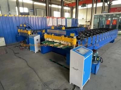 Dx51d Zinc Corrugated Galvanized Steel Roofing Sheet Roll Forming Machine