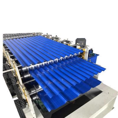 Hydraulic Auto Color Steel Tile Panel Rolling Making Forming Machine Roof Roll Forming Machine