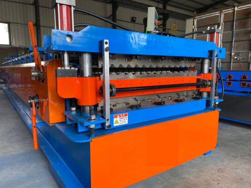 Colored PPGI /Aluzinc /Aluminum and Galvanized Coils Metal Double Deck Layer Double Layer Roofing Roll Forming Machine