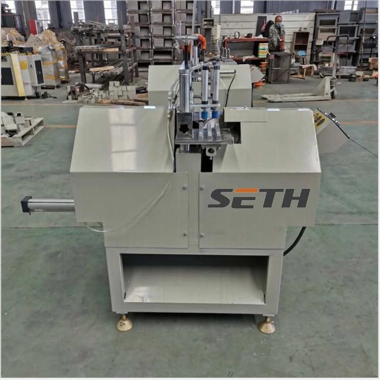 Jinan Manufacturer Plastic Profile V Notch Shape Cutting Saw Machine for PVC UPVC Window Manufacturing