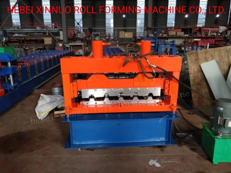 686 Floor Deck Roofing Sheet Making Machine Roll Forming Machine