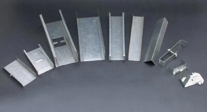 Light Gauge Steel U Profile Framing Frame Purlin Metal Stud Roll Forming Machine