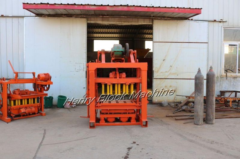 Small Machines for Business Qtj4-40 Interlocking Paving Making Machine for Sale Manual Block Making Machine in Kenya