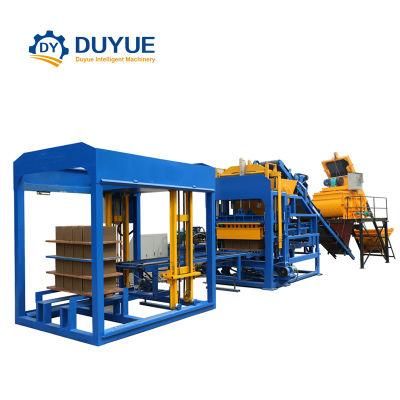 German Technology Qt4-15 Hydraulic Fully Automatic Cement Mould Making Machine Whole Production Line