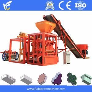 India Price Qt4-24b Concrete Houdis Block Machine/Paver Brick Machine