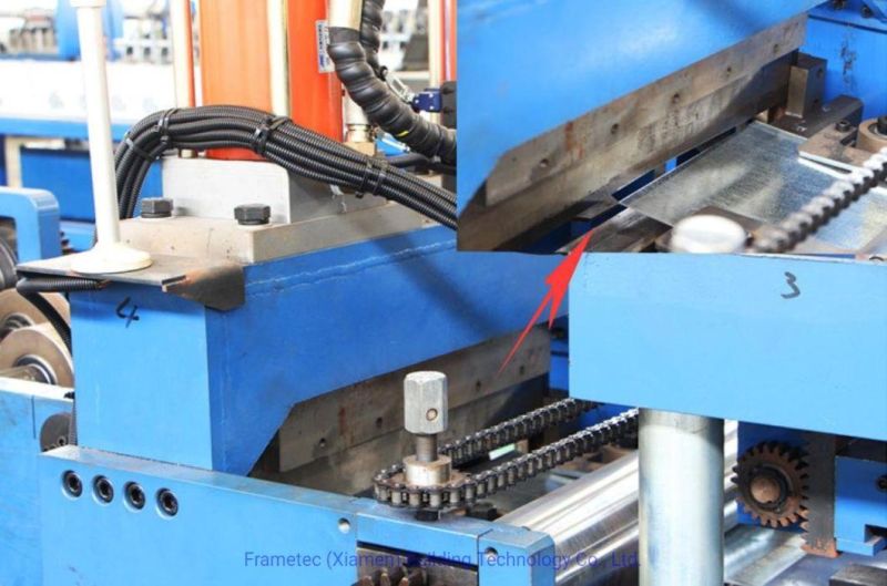 Auto-Changed CZ 75-300 Purlin/Channel Cold Roll Forming Machine/Roller Former Machine with PLC System Factory Price