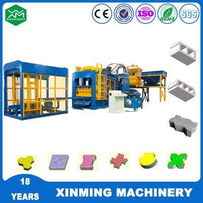 Xinming Qt10-15 Automatic Concrete Block Making Machine Pavering Block Machine in Sale