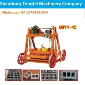 Qmy4-45 Movable Concrete Block Machines for Sale in China