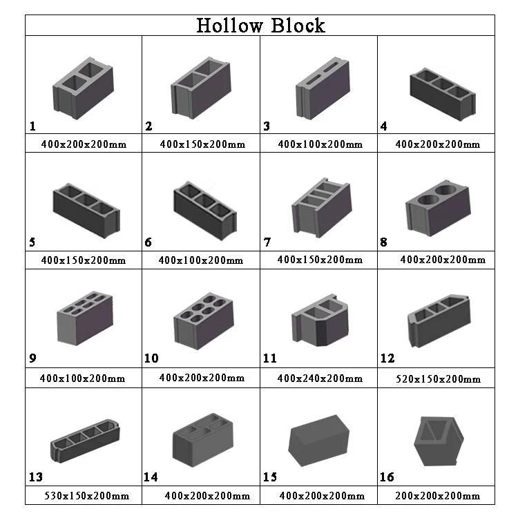 Qmy10-15 Mobile Hydraulic Block Making Machine