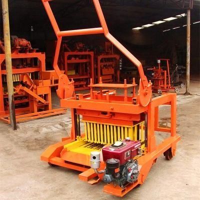 Qmj4-40 Movable Manual Hollow Block Machine