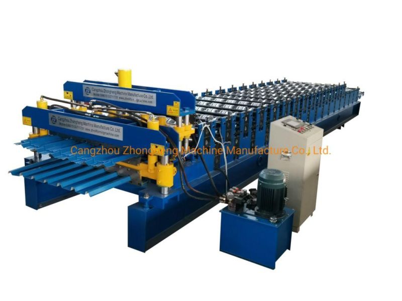 Corrugated and Trapezoidal Sheet Double Layer Roll Forming Machine