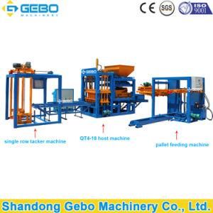 Qt4-18 Automatic Hydraulic Press Interlocking Paver Block Making Machine