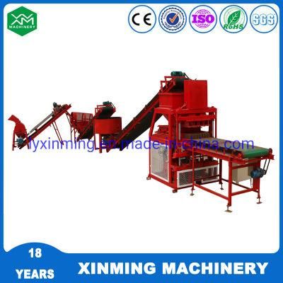 Xinming Xm4-10 Clay Brick Machine Soil Hollow Block Machinery in Nigeria