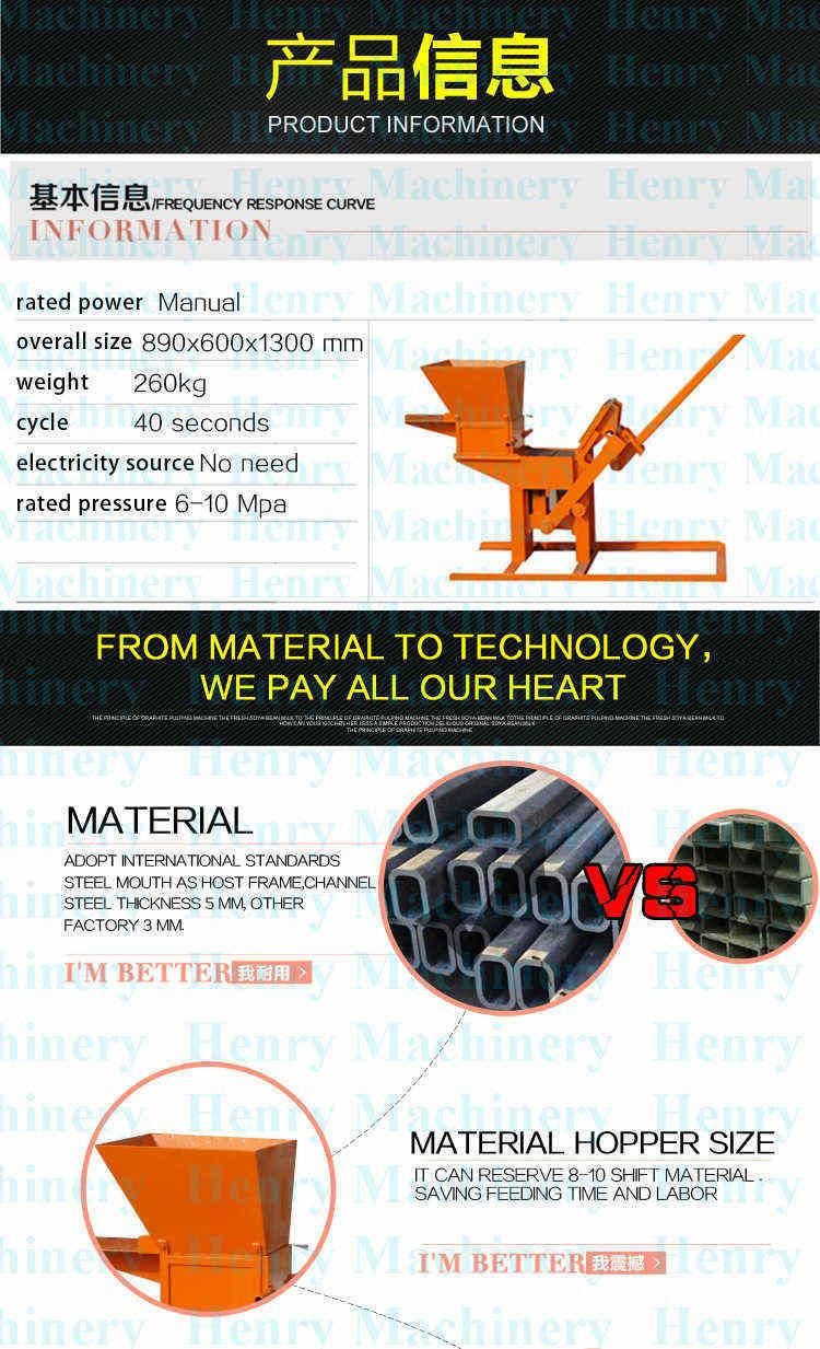 Hr1-30 Small Machines to Make Money Block Machine Clay Brick Machine