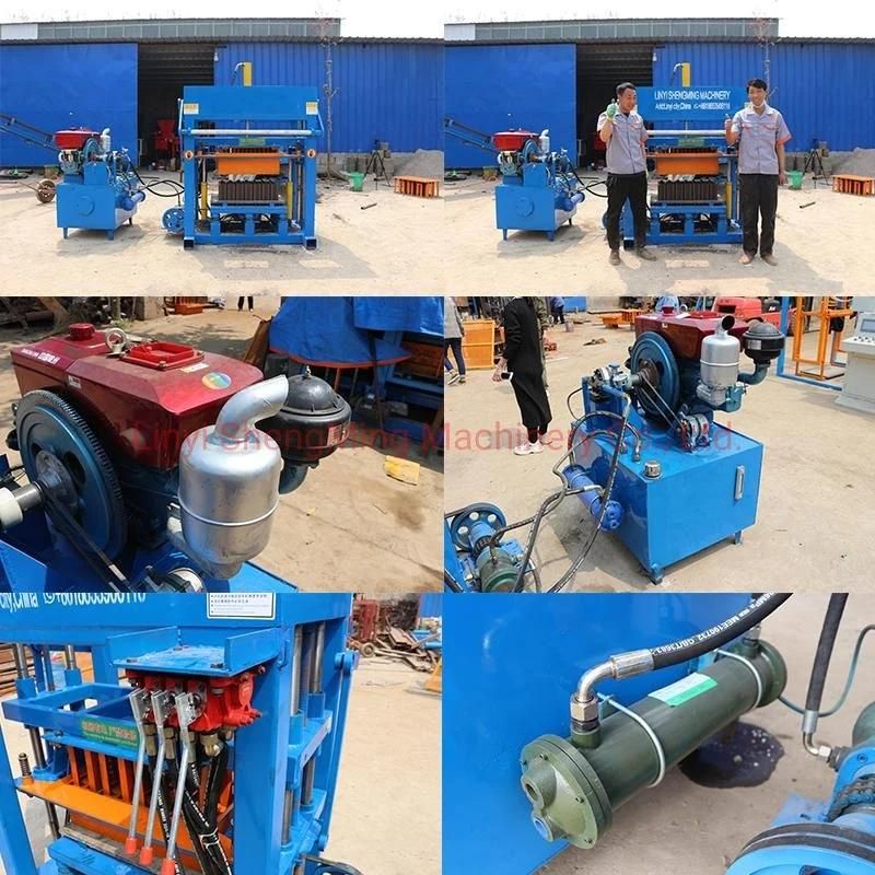 Good Quality Manual Cement Hollow Concrete Paver Block Machine