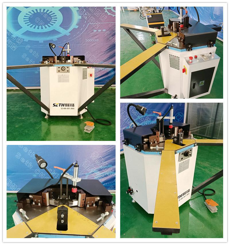 Window Machine Aluminum Window Making Machine Aluminum Window Door Corner Hydraulic Combing and Crimping Machine