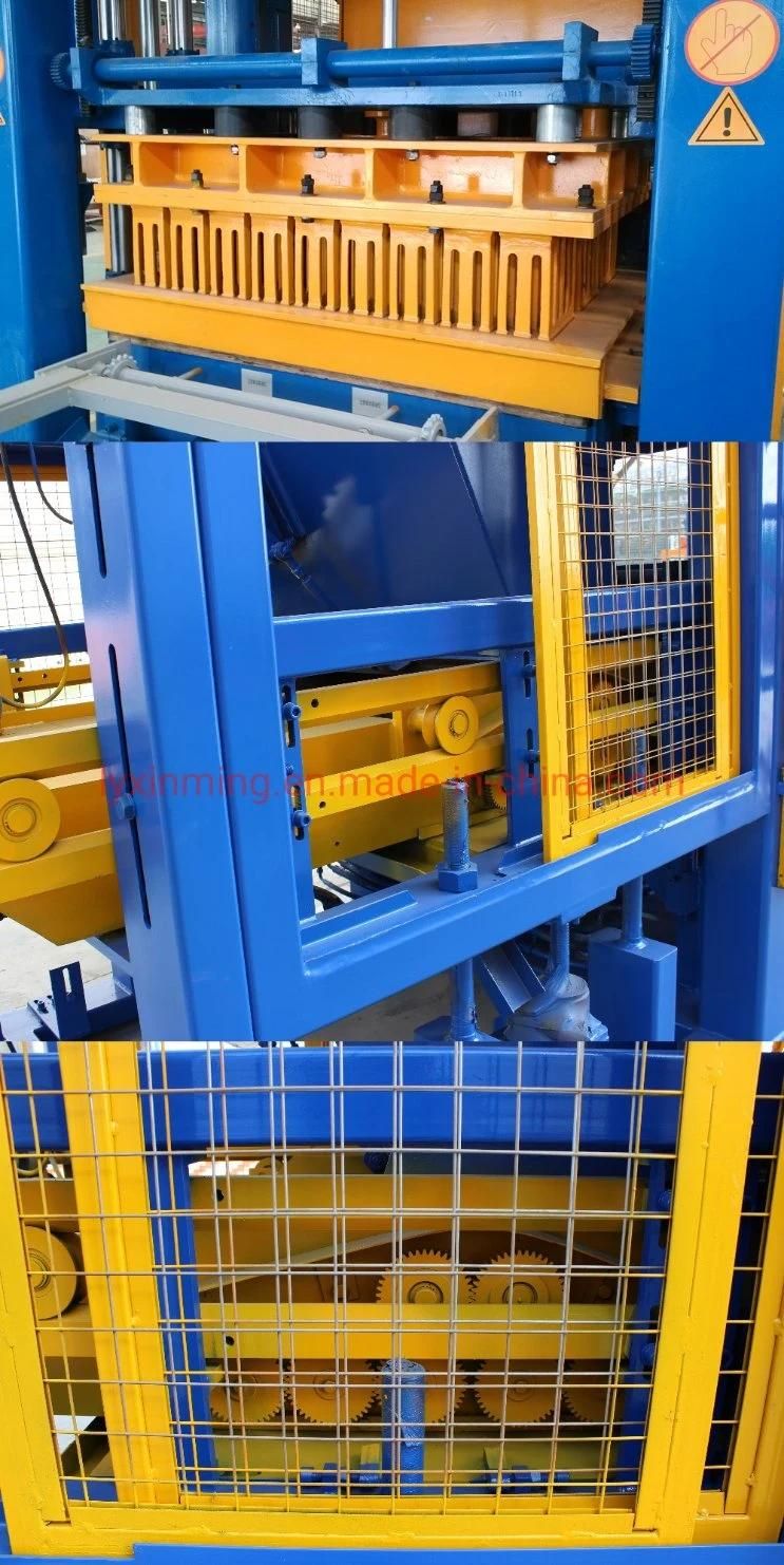 High Quality Full Automatic Qt10-15 Concrete Cement Hollow Brick Making Machine for House Materials