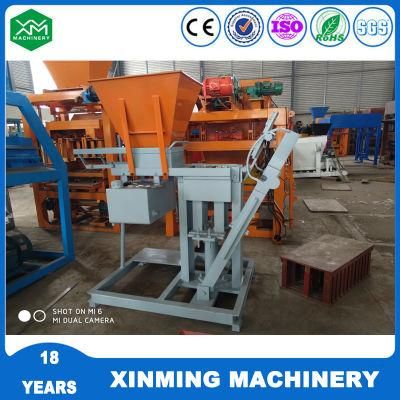 Soil Material Xm2-25 Interlocking Brick Making Machine Stabilized Solid Block Making Machine
