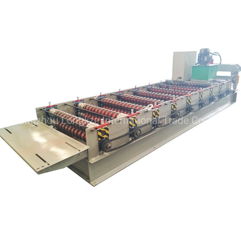 Aluminium Corrugated Roofing Sheet Roll Forming Making Machine