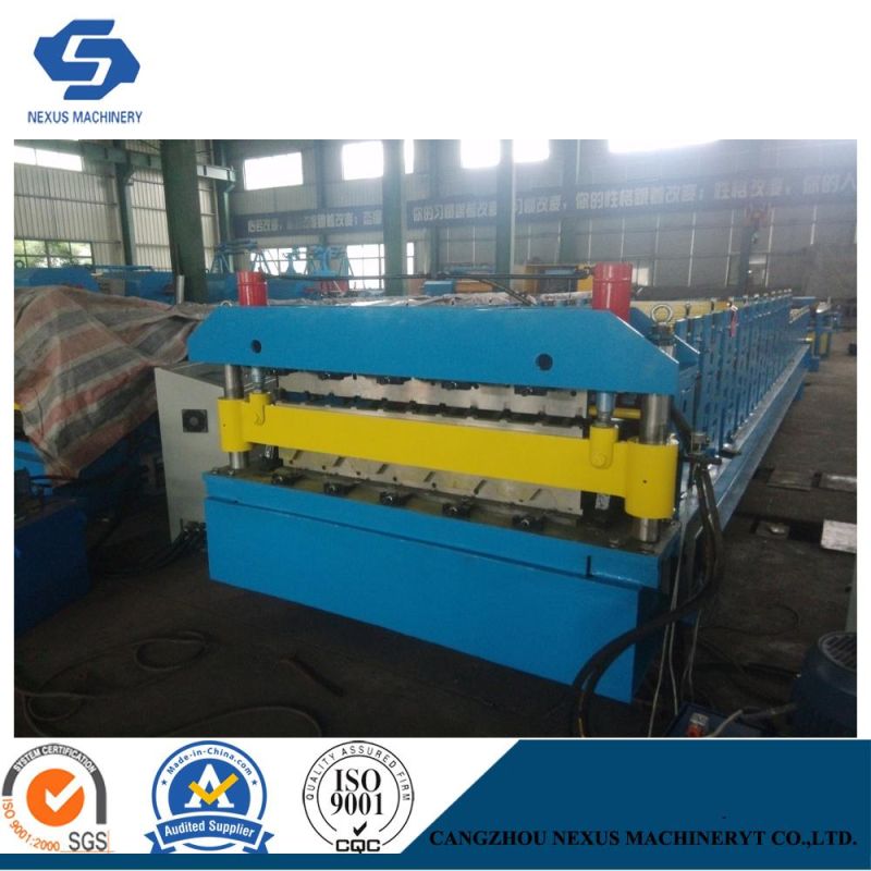 Dual Layer Roofing Sheets Roll Forming Machine Double Layer Roof Panel Making Machine for Croatia