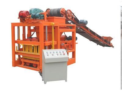 Qtj4-26 House Building Brick Equipment / Concrete Paving Block Making Machine