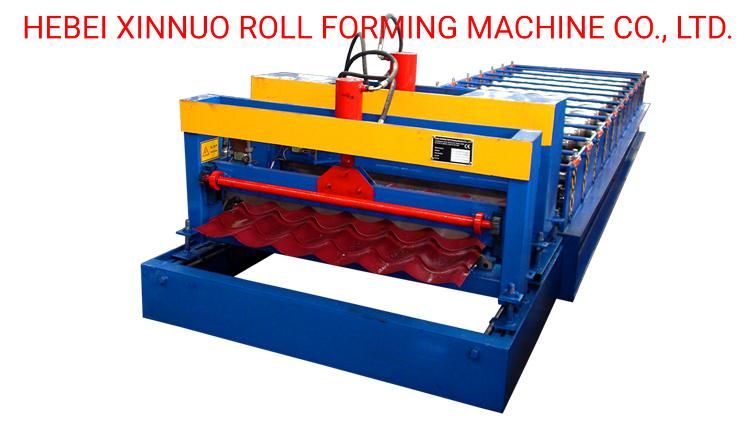 High Speed 1100 Glazed Tile Forming Floor Tile Making Pressing Polish Cold Roll Forming Machine