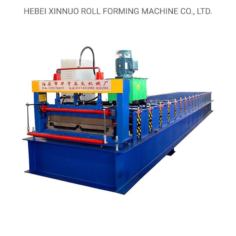 Xinnuo 820 Joint Hidden Type Trapezoidal Metal Sheet Roof Tile Roll Forming Machine/Wall Tile Making Machine