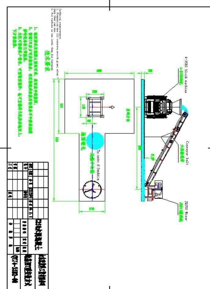 Qtj4-35 Automatic Hollow Concrete Brick Making Machine From China