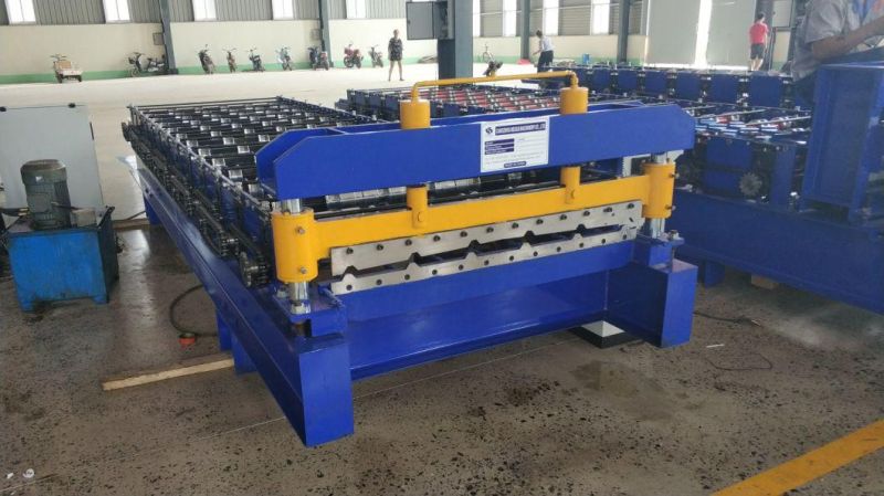 Yx 820 Colored Glaze Steel Metal Sheet Cold Roll Forming Machine for Roof and Wall Panel