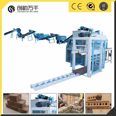Cy10-10 Baking Free Soil Cement Interlocking Brick Making Machine in Tanzania