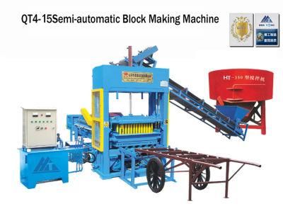 Cement Semi Block Making Machine Brick Making Machine (QT4-25)
