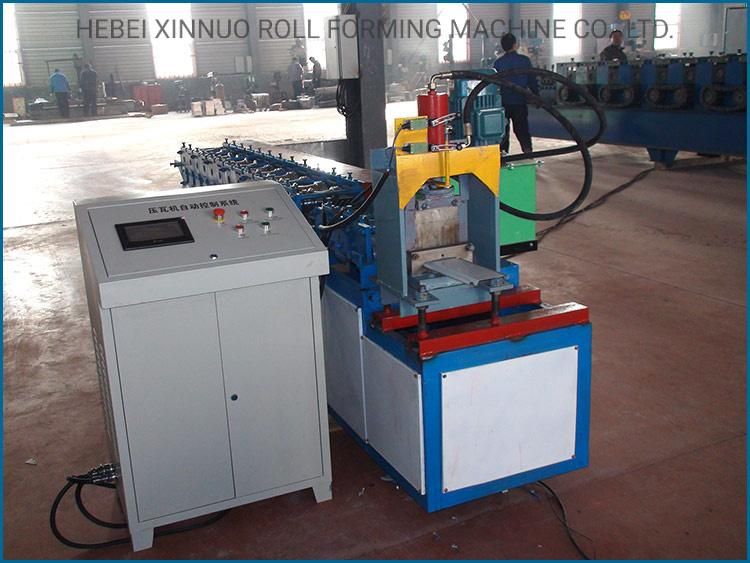 Xinnuo New Type Metal Roller Shutter Door Guide Rails Roll Forming Machine