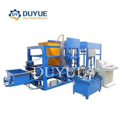 Qt4-25 Automatic Hollow Cement Brick Production Line Paver Block Machine Price