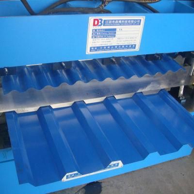 Double Layer Trapezoidal and Corrugated Roof Panel Tile Roll Forming Machine
