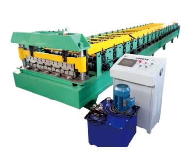 Flat Sheet Metal Roofing Roll Forming Machine